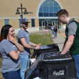 Volunteers from Cross Church in Neosho provide sandwiches from Chik-Fil-A to Crowder Neosho students every Monday, starting about 11:30 a.m.