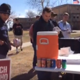 During the first few weeks of the spring semester, Chik-fil-a was given out by a local church. 