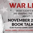 Missouri author Whitney Terrell will be on campus November 29th to discuss his latest book, “The Good Lieutenant”.